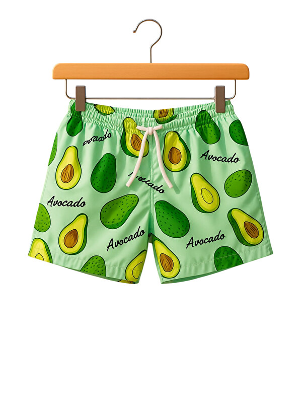 My Kids Wear Paraşüt Kumaş Su Tutmayan Erkek Çocuk Deniz Şortu