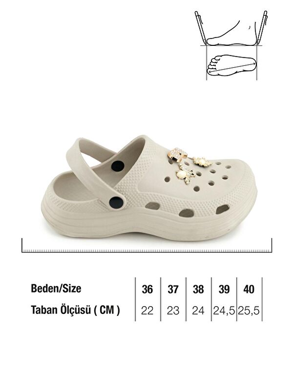 Kadın Yazlık Eva Islak Zemine Uygun Ev Bahçe Banyo Havuz Terlik Sandalet - Görsel 3