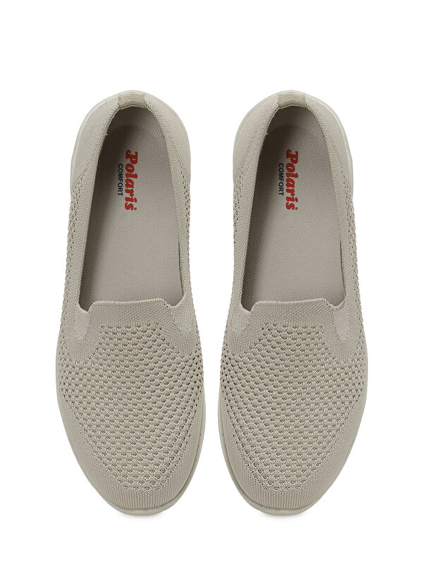 166793.Z5FX Bej Kadın Dolgu Topuk Spor Ayakkabı - Görsel 5