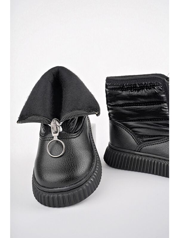 CANDY Bebek Rahat Kalıp Önü Fermuarlı İçi Kürklü Yağmur ve Kar Botu - Görsel 3