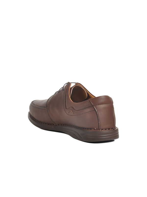 Kahve Hakiki Deri Erkek Casual Ayakkabı Kacper M - Görsel 5