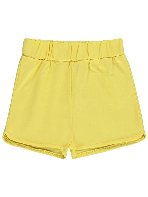 Civil Baby Düz Basic 6-18 Ay Şort Km - Sarı 6-9 Ay