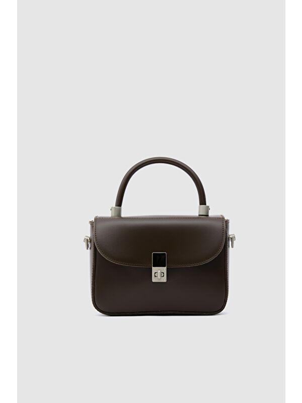 Shulebags Cobble Small Çapraz Çanta Kahve