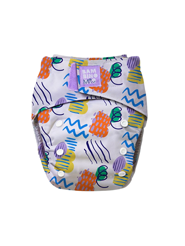 Bambino Mio Yıkanabilir Bebek Bezi 0-54 Ay Scribble