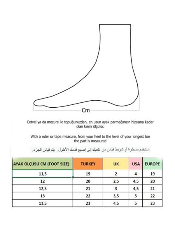 MOLİNA Cırtlı Fiyonklu Günlük Kız Çocuk İlk Adım Bebek Spor Ayakkabı - Görsel 4