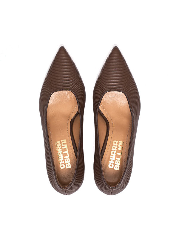 Chiara Bellini Siyah Chiara Bellini Stiletto 9841 Kadın Topuklu/ 152 Leather