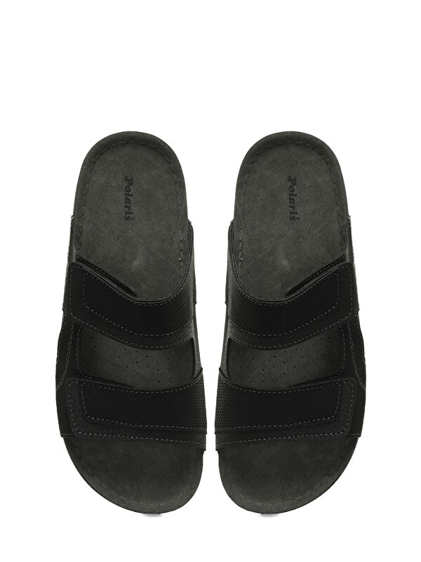 408037.M5FX Siyah Erkek Terlik - Görsel 5