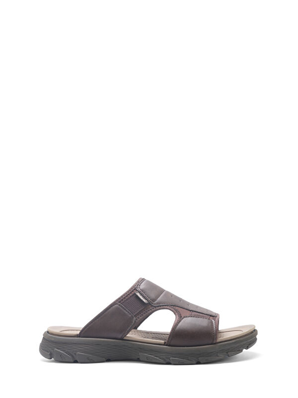 408044.M5FX Kahverengi Erkek Terlik - Görsel 2