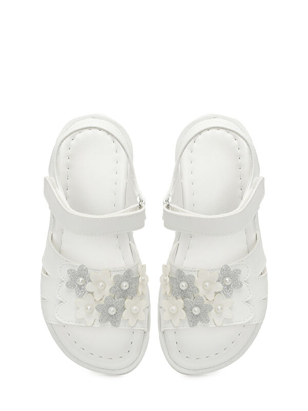 JOLIE .P5FX Beyaz Kız Çocuk Sandalet - Görsel 5