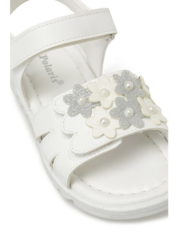 JOLIE .P5FX Beyaz Kız Çocuk Sandalet - Görsel 8