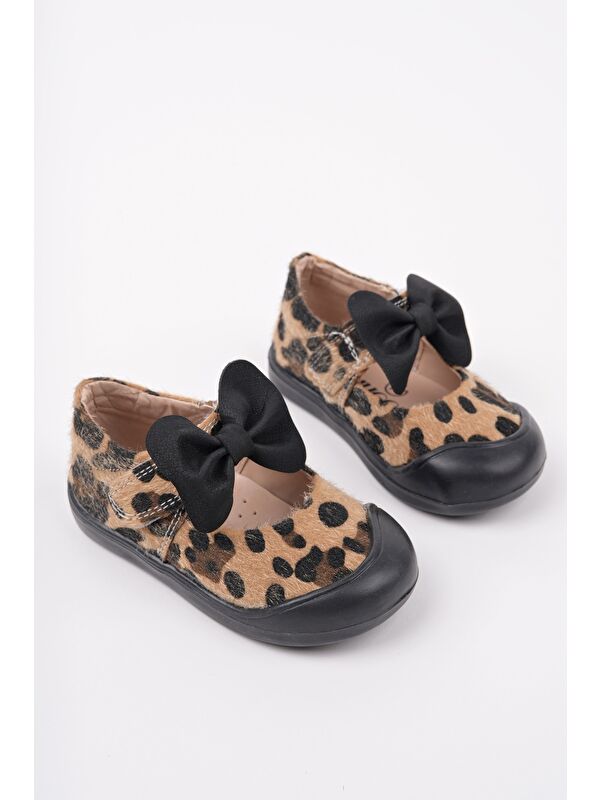 MOLİNA Cırtlı Fiyonklu Günlük Kız Çocuk İlk Adım Bebek Spor Ayakkabı - Görsel 5