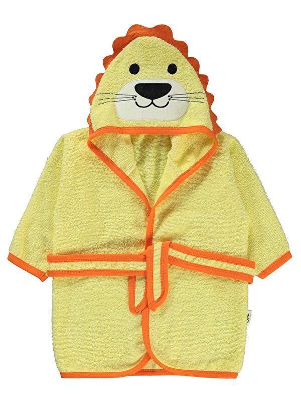 Civil Baby Erkek Bebek Bornoz 0-24 Ay - Sarı Standart