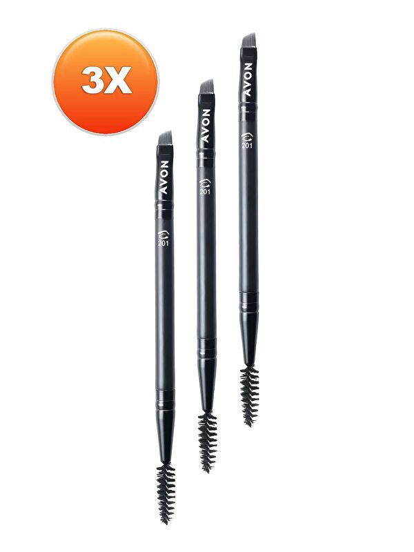 AVON Çift Taraflı Kaş Fırçası 3'lü Set