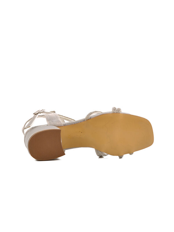 Gümüş Taşlı Kız Çocuk Sandalet 21 F - Görsel 6