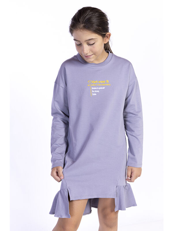 Toontoykids Kız Çocuk Nakışlı Elbise