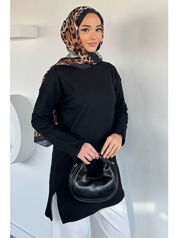 Julude Fitilli Kadın Tesettür Tunik