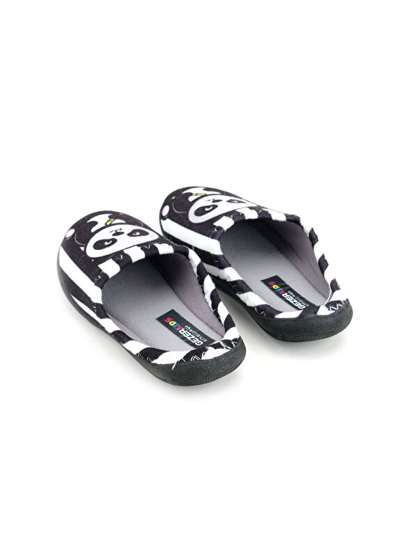 Erkek Çocuk Kışlık Panda Ev Rahat Taban Gondol Terlik - Görsel 4