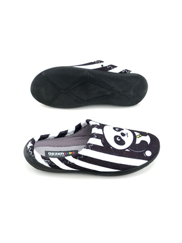 Erkek Çocuk Kışlık Panda Ev Rahat Taban Gondol Terlik - Görsel 5