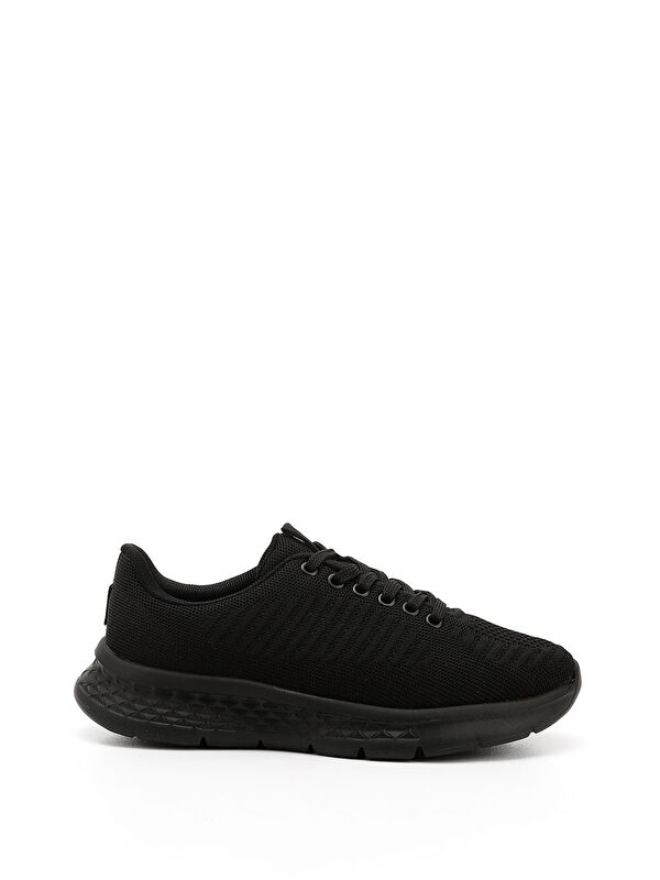 GÖNDERİ(R) Kadın ZÜMRÜT-SİYAH Triko Bağcıklı Comfort Sneaker
