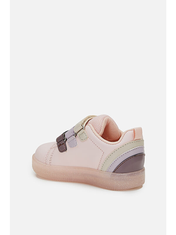 Sun Işıklı Kız Bebek Pudra Sneaker - Görsel 4
