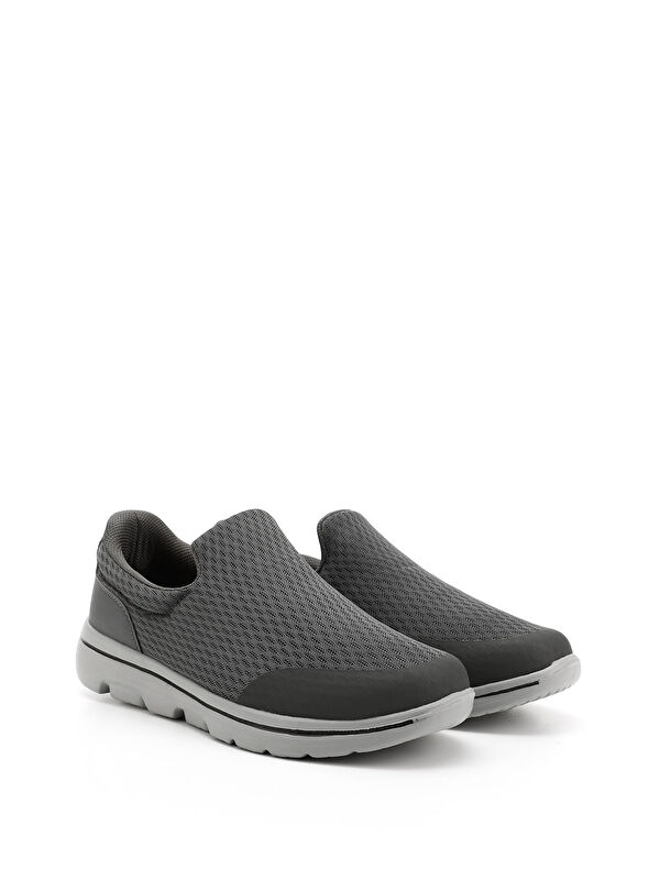Erkek FÜME Triko Comfort Sneaker - Görsel 3