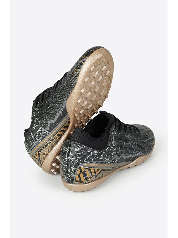 Yuvarlak Burunlu Bağcıklı Desenli Erkek Krampon Ayakkabı - Görsel 5