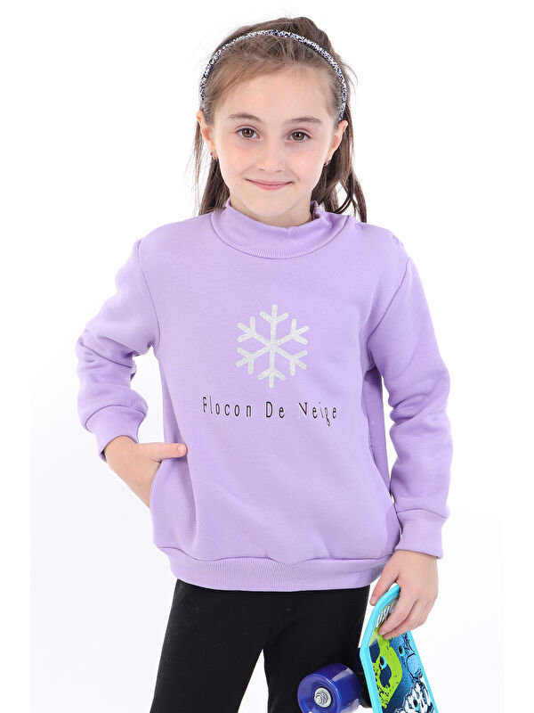 Toontoykids Kız Bebek Baskılı Sweatshirt