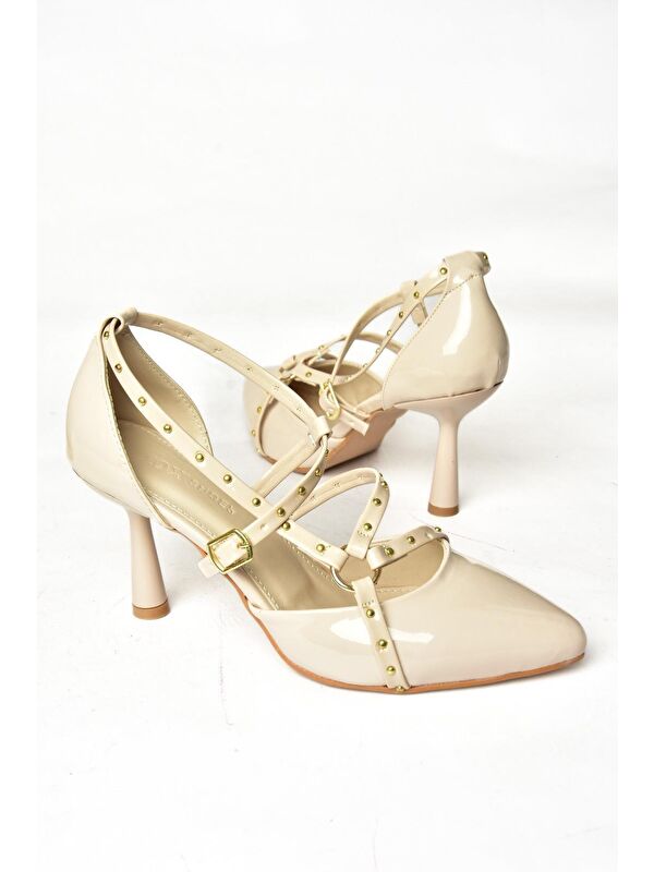 S5182033 Ten Kadın Topuklu Ayakkabı - Görsel 4