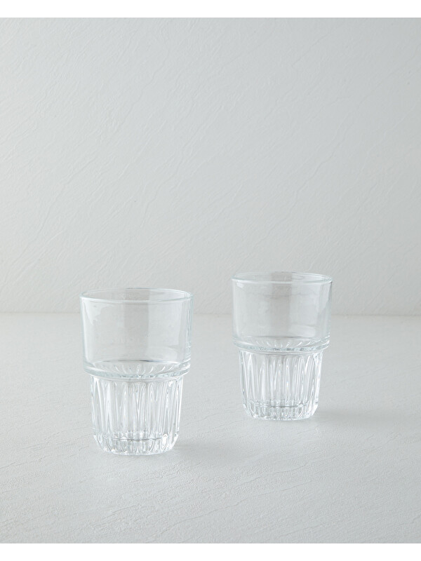 English Home Clarus Cam 2'li Bardak 400 ml Şeffaf