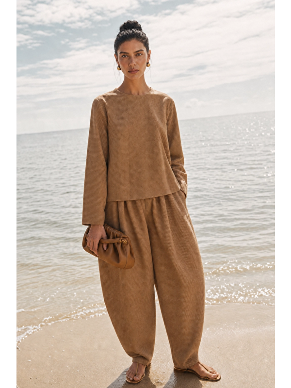 Mevra DUNE | Modern Form Bluz Camel