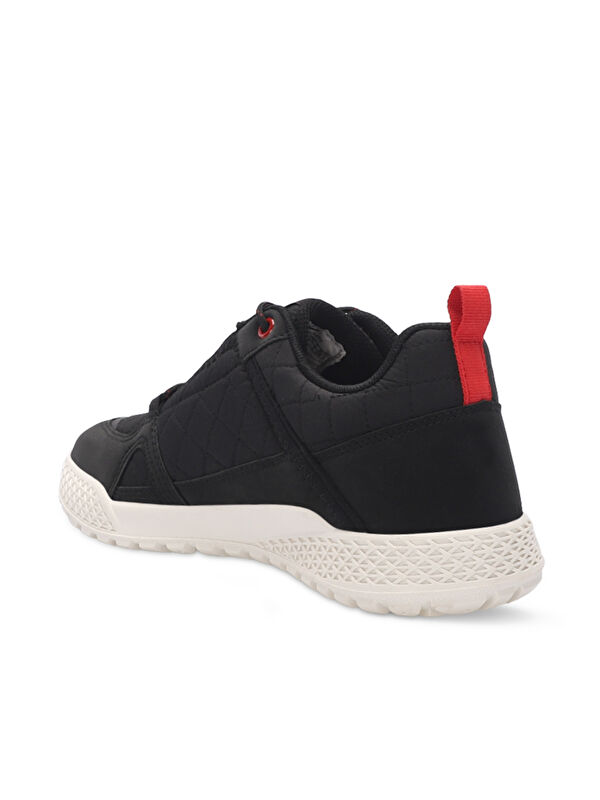TERENTIY Erkek Sneaker Ayakkabı Siyah / Kırmızı - Görsel 4