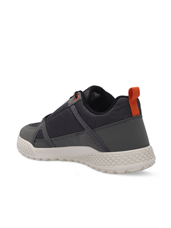 TERENTIY Erkek Sneaker Ayakkabı Koyu Gri / Kırmızı - Görsel 4