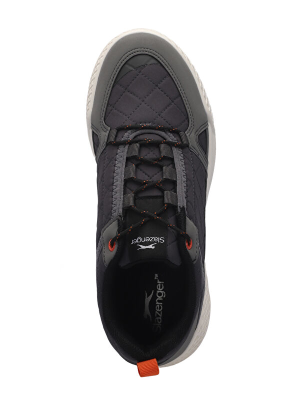 TERENTIY Erkek Sneaker Ayakkabı Koyu Gri / Kırmızı - Görsel 6