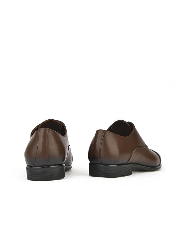 Erkek Hakiki Deri Küçük Numara Ayakkabı 141745Z41191 Kahve - Görsel 4