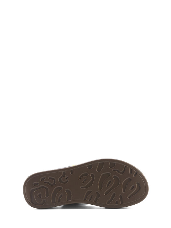 325600.Z 5FX Siyah Kadın Kalın Taban Sandalet - Görsel 5