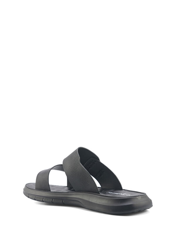 408016.M5FX Siyah Erkek Terlik - Görsel 4