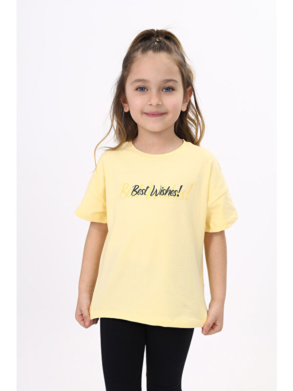 Toontoykids Kız Çocuk Baskılı Tişört