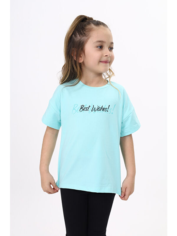 Toontoykids Kız Çocuk Baskılı Tişört