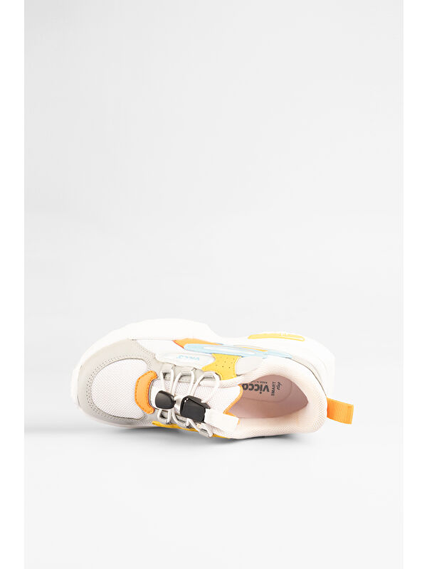 Cecelia Basic Erkek Genç Beyaz Spor Ayakkabı - Görsel 7