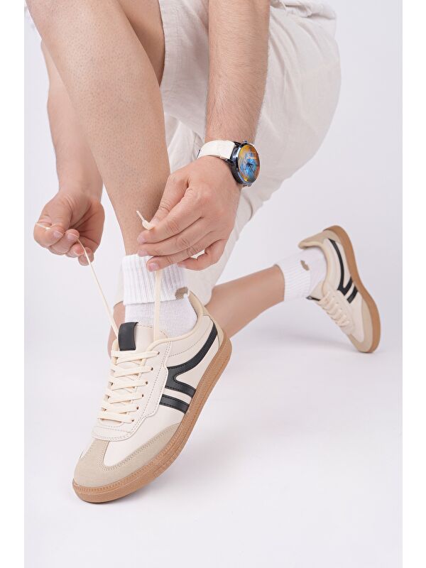 GARCİA Unisex Ortopedik Günlük Bağcıklı Yürüyüş Koşu Sneaker Spor Ayakkabı - Görsel 8