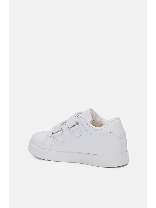 Oyo Işıklı Unisex Bebek Beyaz Sneaker - Görsel 4