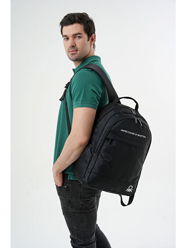 United Colors Of Benetton Unisex Siyah Renk Sırt Çantası 20823