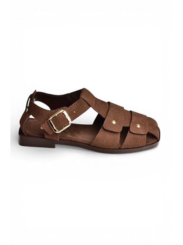 Fox Shoes Kahverengi Kadın Sandalet Y458102502