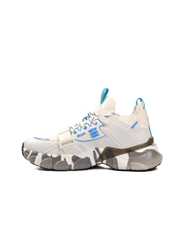 Beyaz Erkek Sneaker 24K573 - Görsel 3