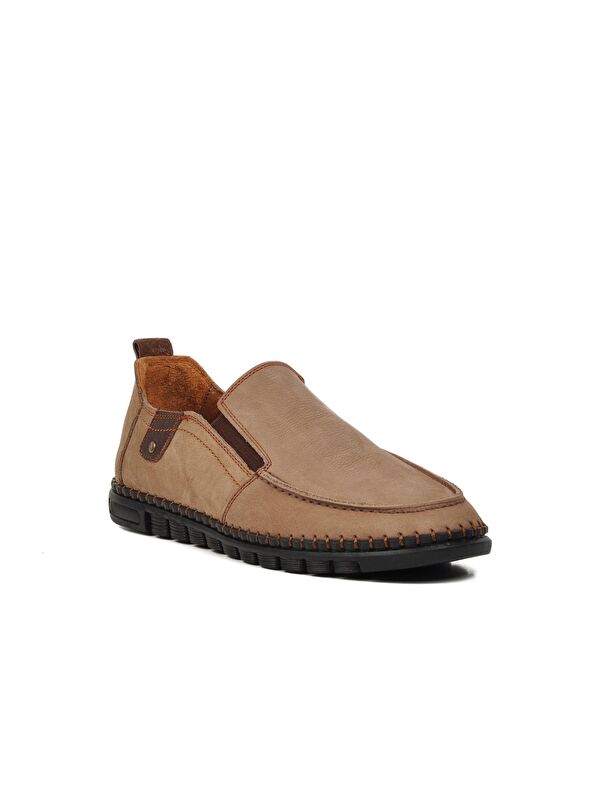 Kum Nubuk Hakiki Deri Erkek Loafer Ayakkabı D2024 - Görsel 4