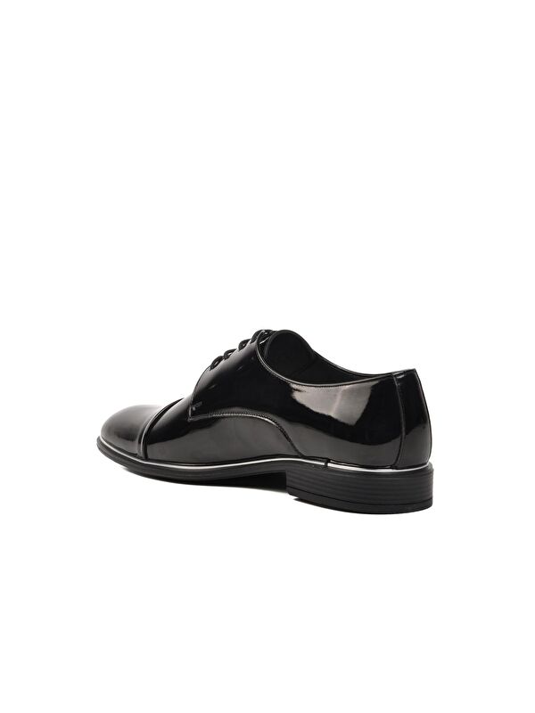 Siyah Rugan Erkek Klasik Ayakkabı P120 - Görsel 5