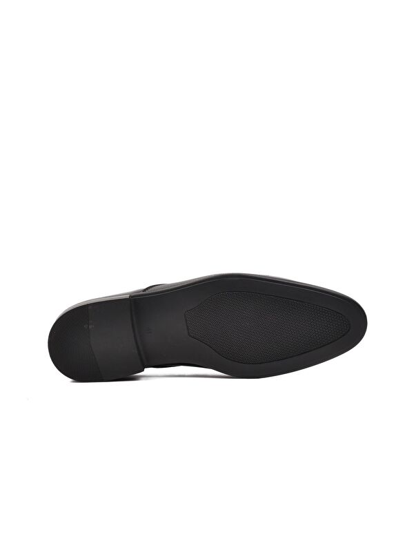 Siyah Rugan Erkek Klasik Ayakkabı P100 - Görsel 6