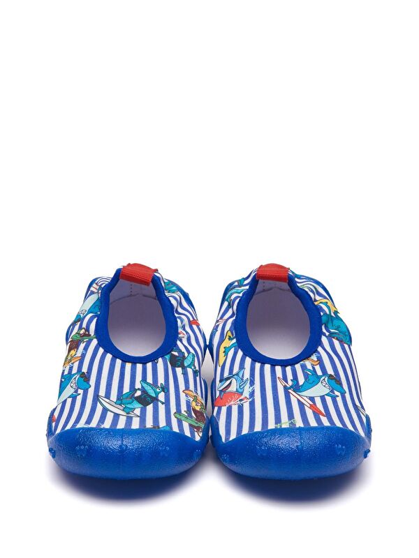 Sörfçü Balık Erkek Çocuk Kaydırmaz Tabanlı Deniz Ayakkabısı - Görsel 3