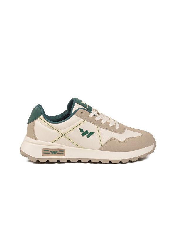 Walkway Beyaz Hafızalı Taban Hafif Esnek Unisex Spor Ayakkabı Muveon M