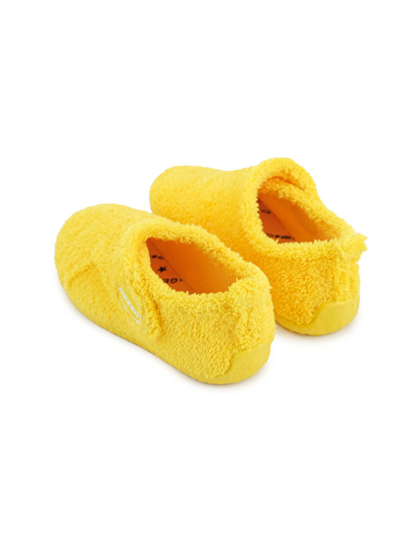 Kışlık Kız Çocuk Pelüşlü Rahat Taban Cırt Cırtlı Ayarlanabilir Ev Kreş Panduf Ayakkabı - Görsel 5